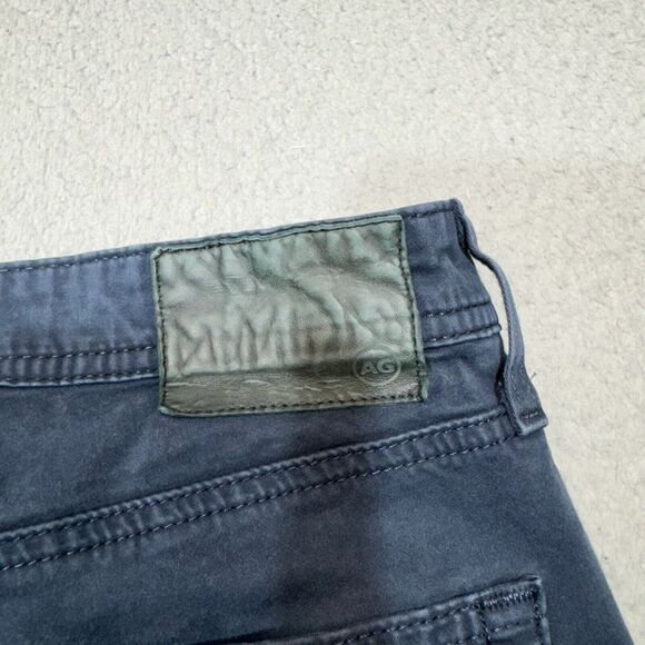 AG Adriano Goldschmied Pant Men 38x34 Blue Tellis Chino Modern Slim 5 Pocket - Picture 7 of 16